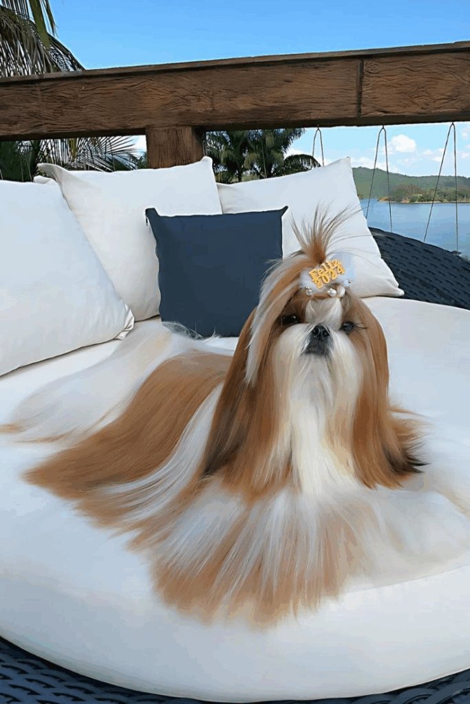Shih Tzu Dog Breed: Temperament, Care, Price & Facts in India Long hair Show purpose Shih Tzu