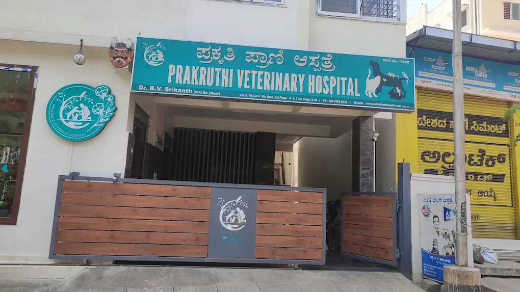 Top 10 Pet Clinics in Bangalore Prakruthi Veterinary Hospital